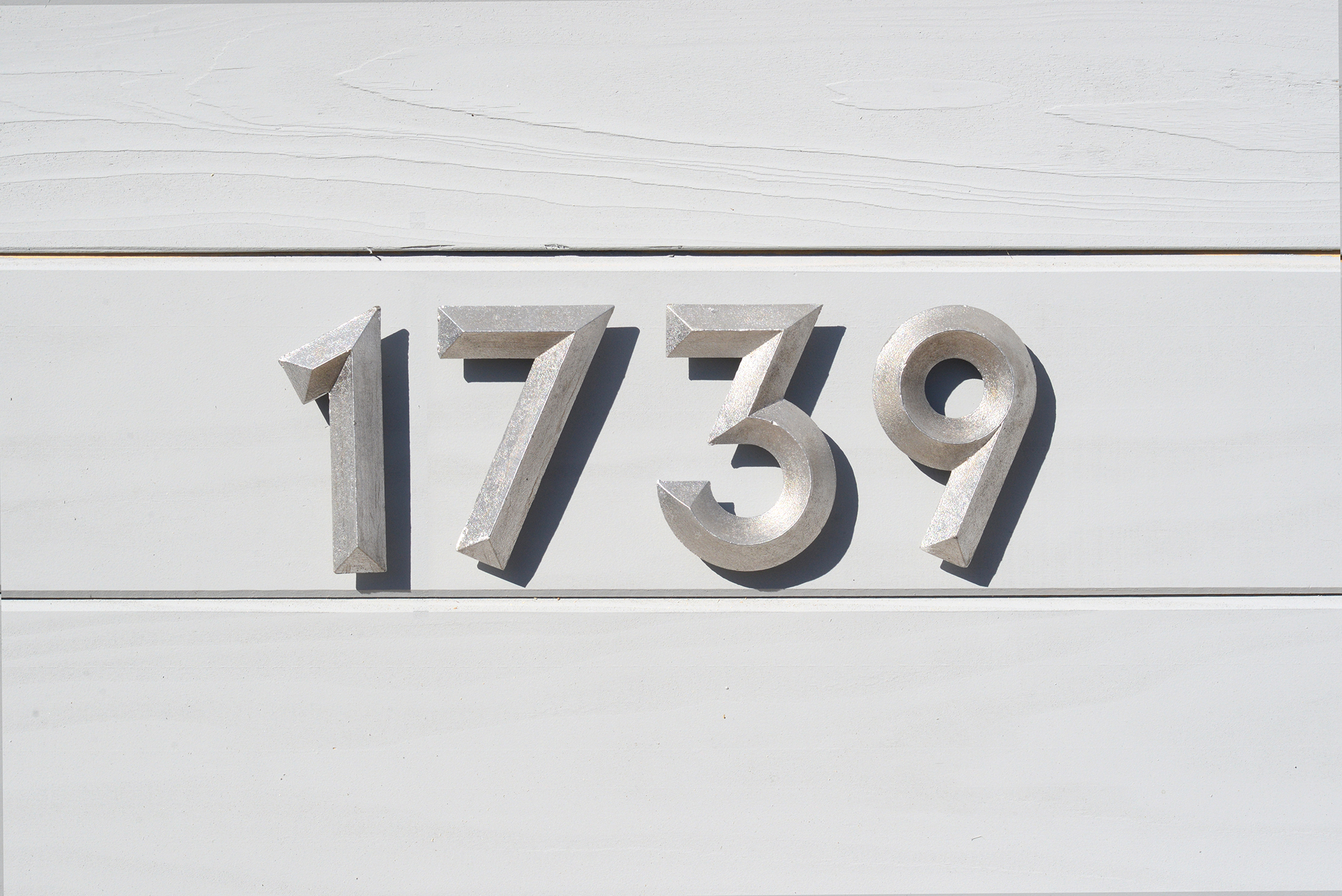 Cast Aluminum Address Numbers by Burns Office