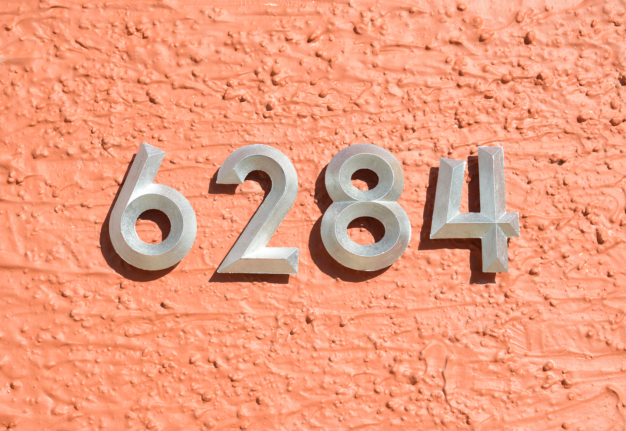 Cast Aluminum Address Numbers by Burns Office